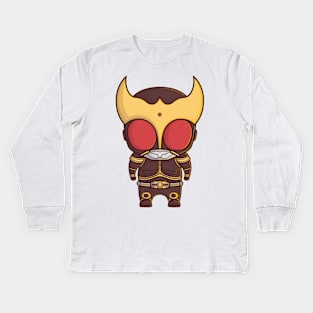 Amazing Mighty Form Kuuga Kids Long Sleeve T-Shirt